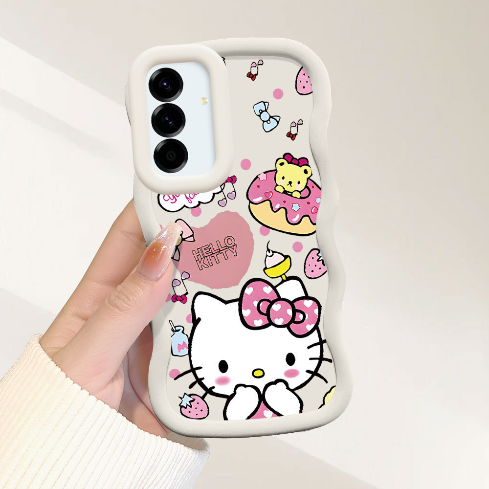 Capinha Para Samsung Galaxy A56 A36 5G Capa De Silicone Ondulada Fofa MKL0223 em Oferta na Shopee