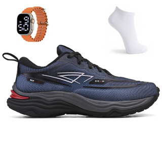 Kit Tênis Masculino Esportivo Academia Treino Caminhada Leve Repplay + Meia e Relogio em Oferta na Shopee