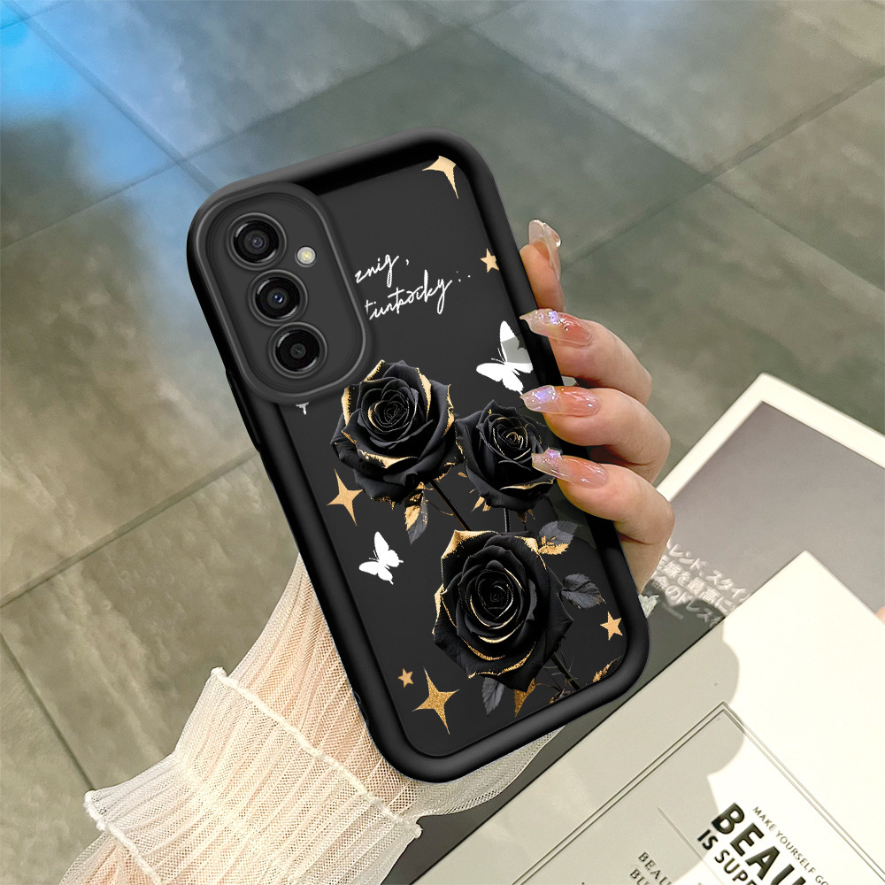 Capinha Para Samsung Galaxy M23 M13 4G 5G Case De Protetora Preta Macio Silicone Celular Capa TY 6556 em Oferta na Shopee