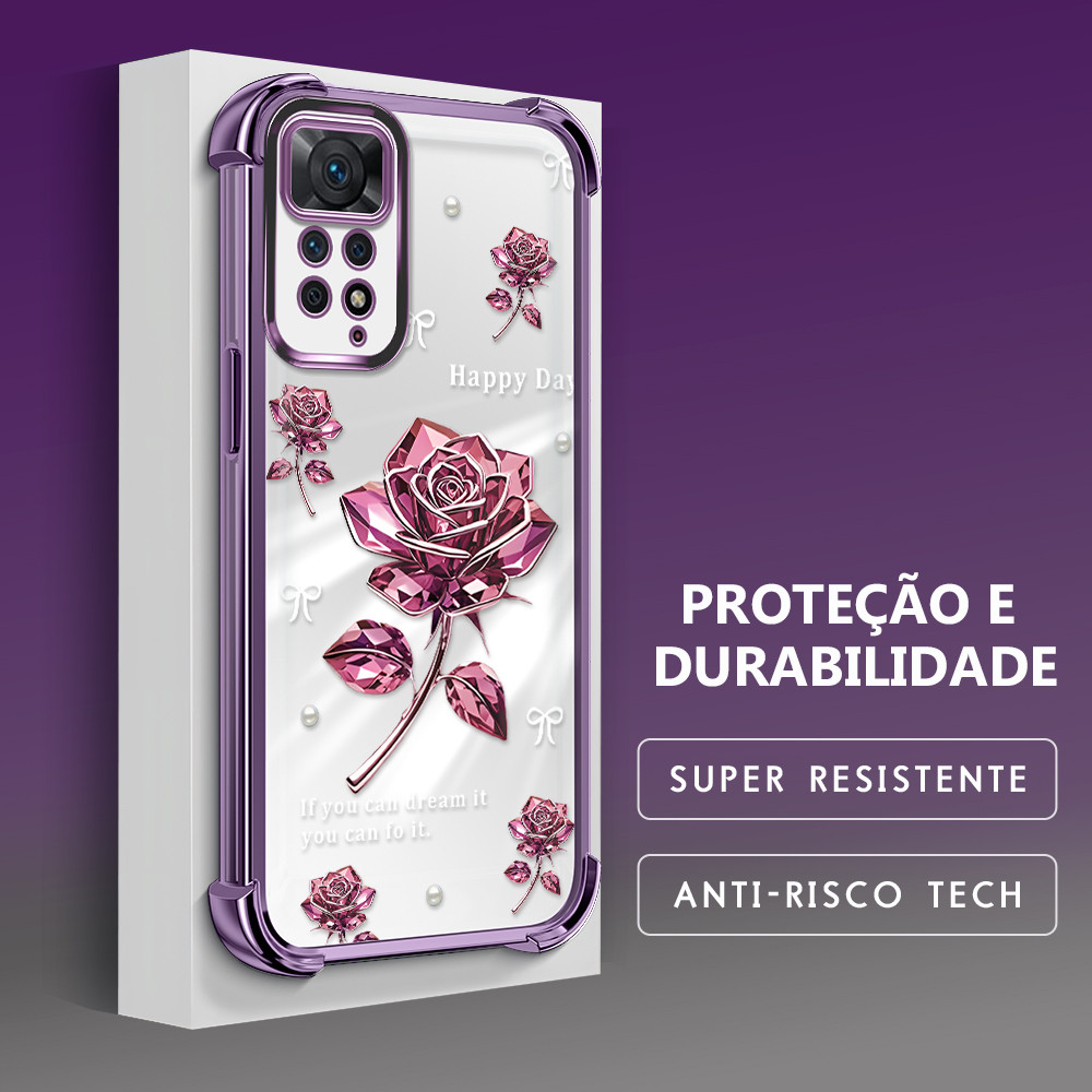 Capinha Para Xiaomi Redmi Note 12 Pro 4G Anti Queda Capa Celular FS0342 em Oferta na Shopee