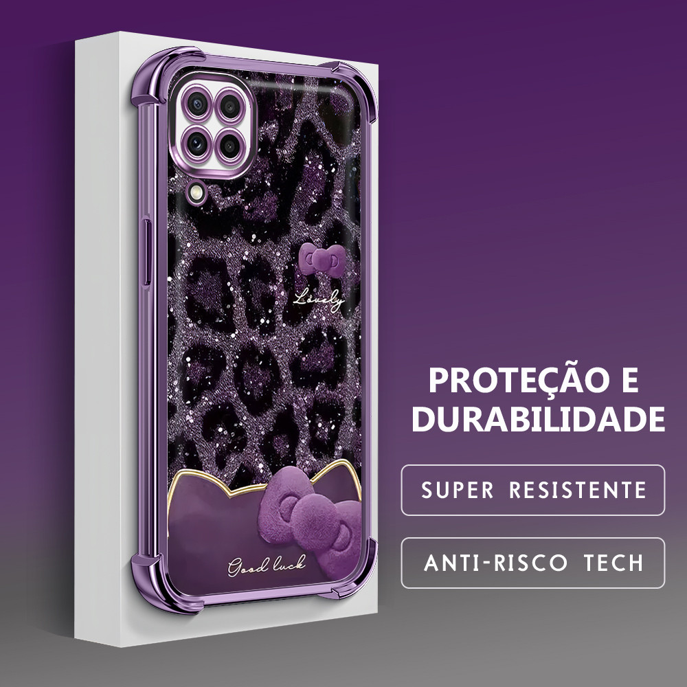 Capinha Para Samsung Galaxy A22 4G Anti Queda Capa Celular FS0610 em Oferta na Shopee