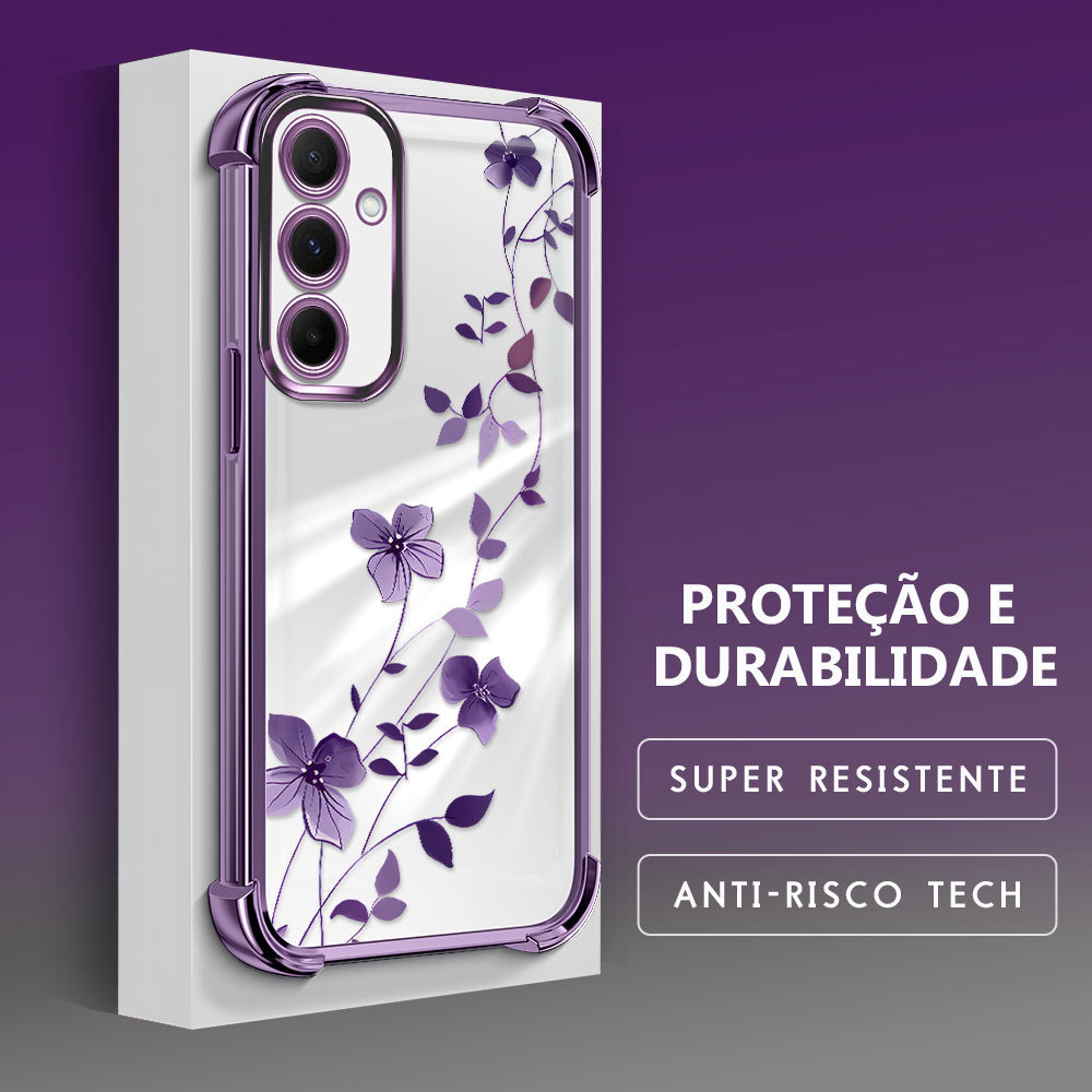 Capinha Para Samsung Galaxy A55 5G Anti Queda Capa Celular FS0675