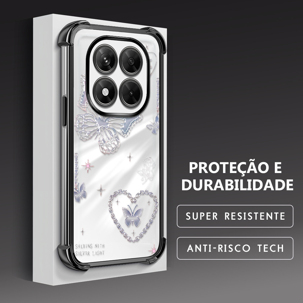 Capinha Para Xiaomi Redmi Note 14 Pro 5G Capa De Celular Anti Impacto De Case FS0467 em Oferta na Shopee