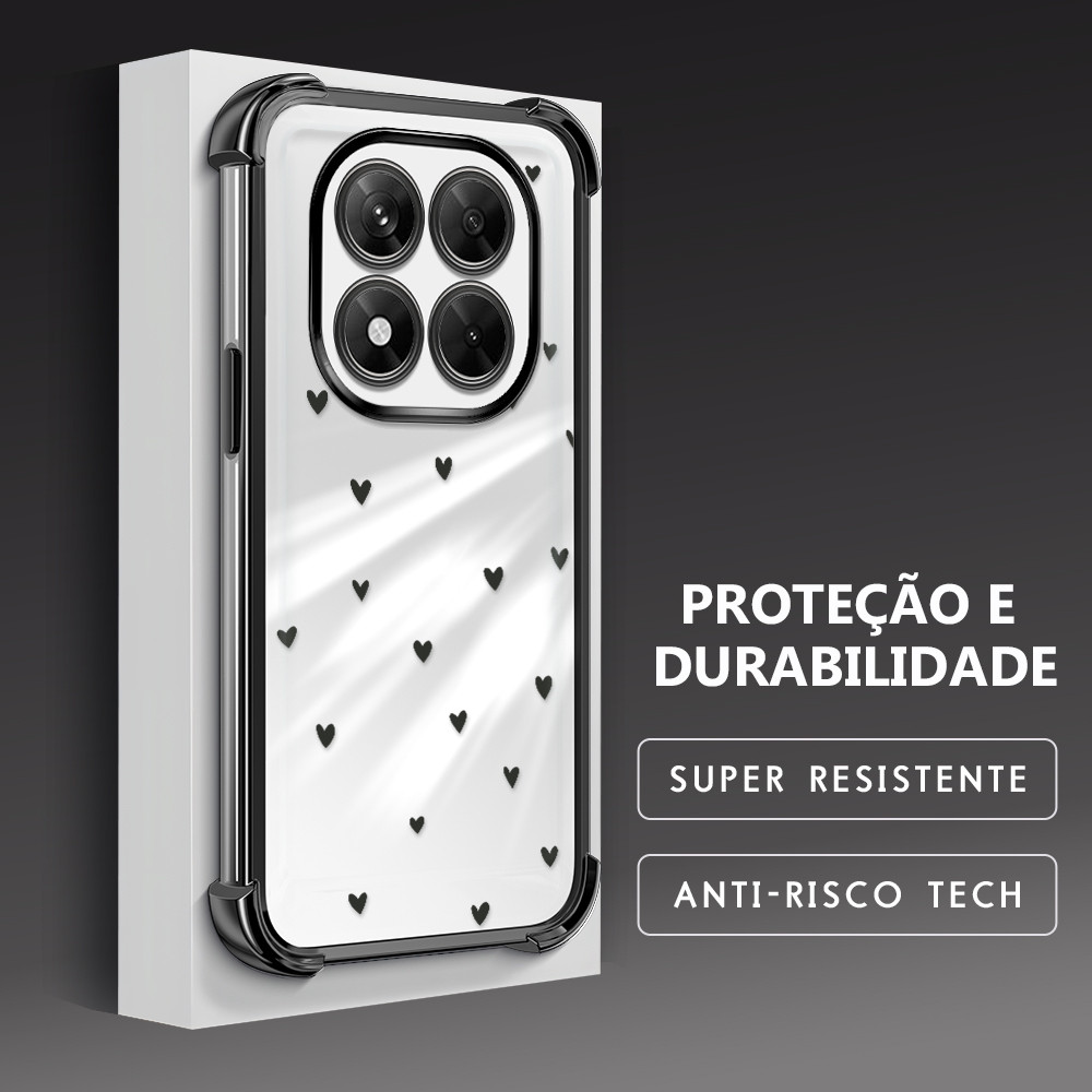 Capinha Para Xiaomi Redmi Note 14 Pro 5G Capa De Celular Anti Impacto De Case FS0476 em Oferta na Shopee