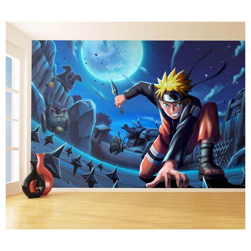 Adesivo de parede Naruto Anime mangá  papel de parede m² NRT 018