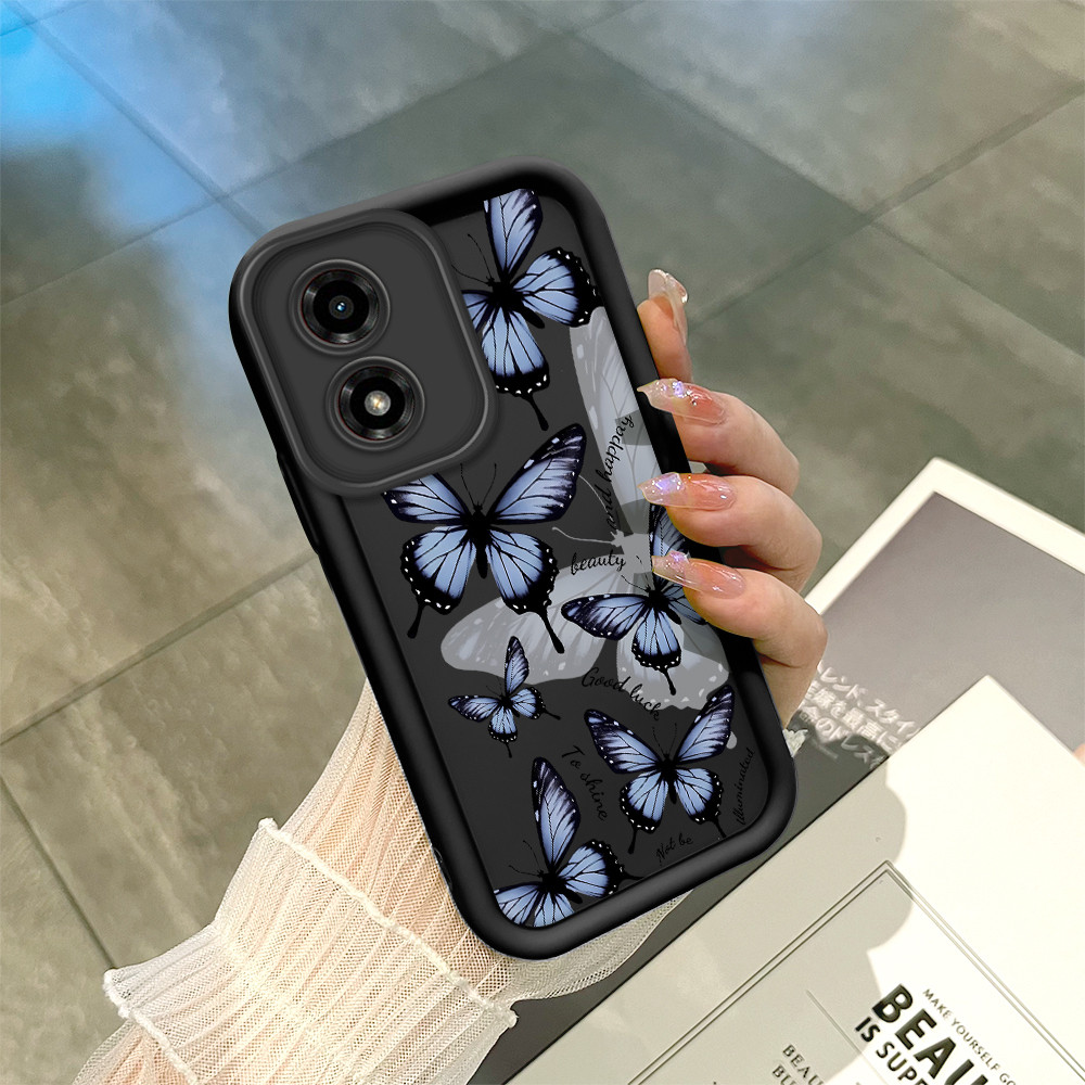 Capinha Para Motorola Moto G04 G04S E14 Preta Silicone De Celular Capa TY5066