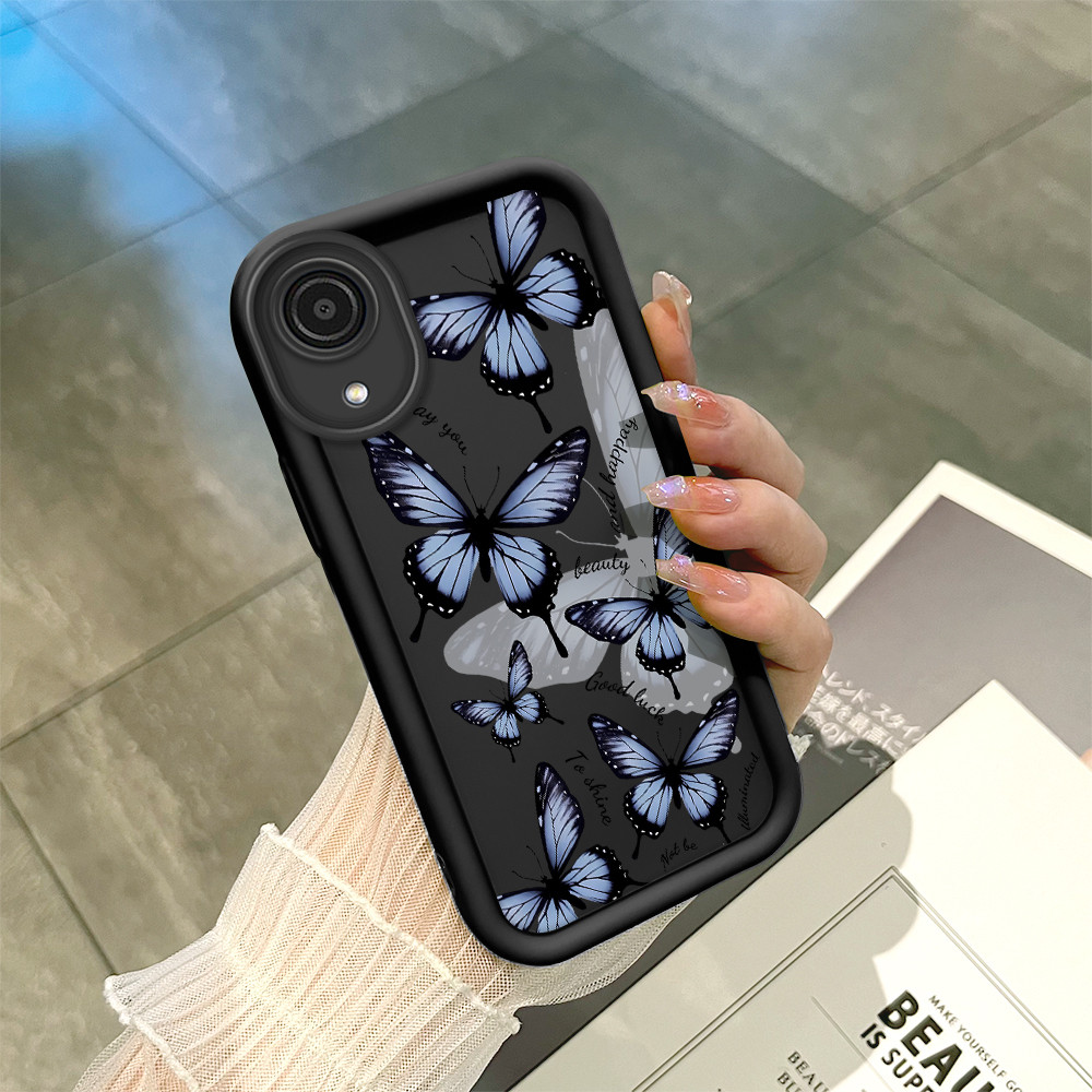 Capinha Para Samsung Galaxy A03 Core Preta Silicone De Celular Capa TY5066 em Oferta na Shopee