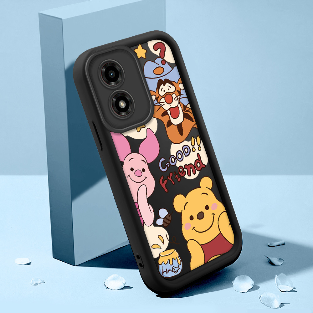 Capinha Para Motorola Moto G04 G04S E14 Preta Silicone De Celular Capa TY5083