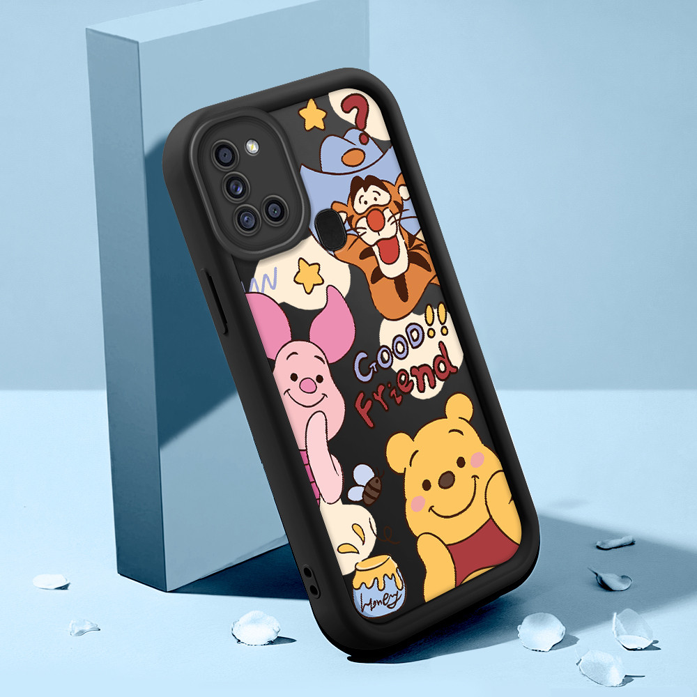Capinha Para Samsung Galaxy A21S Preta Silicone De Celular Capa TY5083