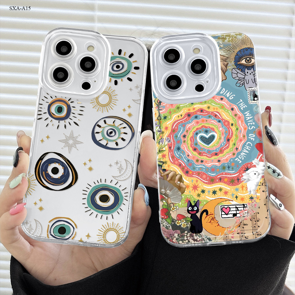 Capa Para Samsung Galaxy A17 A16 A15 A14 A13 A12 4G 5G Transparente Silicone Case 0143 TSY