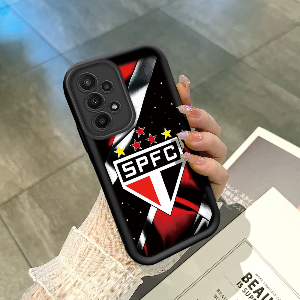 Capinha Para Samsung Galaxy A23 4G 5G Preta Silicone De Celular Capa TY5937 em Oferta na Shopee