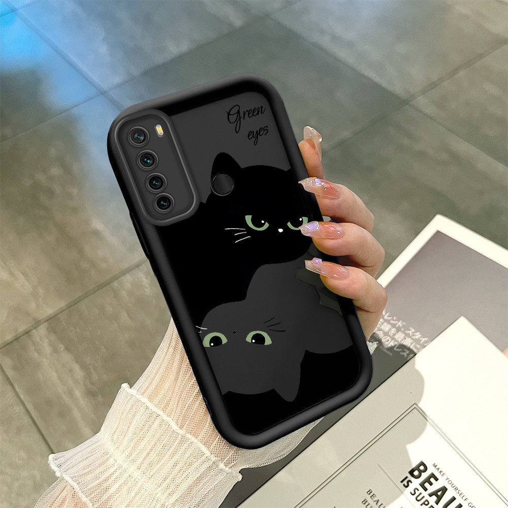 Capinha Para Xiaomi Redmi Note 8 Preta Silicone De Celular Capa TY5557 em Oferta na Shopee