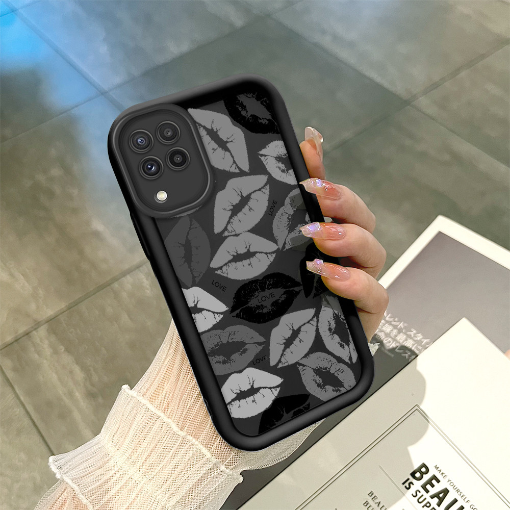 Capinha Anti-Choque De Silicone Preta Capa Para Samsung Galaxy A22 M22 4G Case De Celular TY5652 em Oferta na Shopee