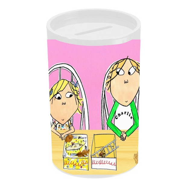 5 COFRES PERSONALIZADOS CHARLIE E LOLA