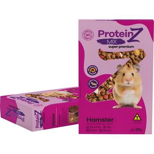 Ração Protein Z Mix Para Hamster Zootekna 400g