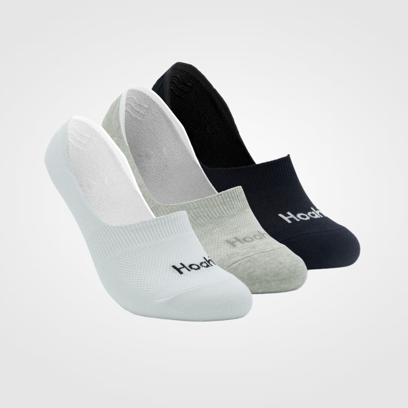 Kit 3 Pares Meia Sapatilha Invisivel Masculina Feminina Com Silicone em Oferta na Shopee