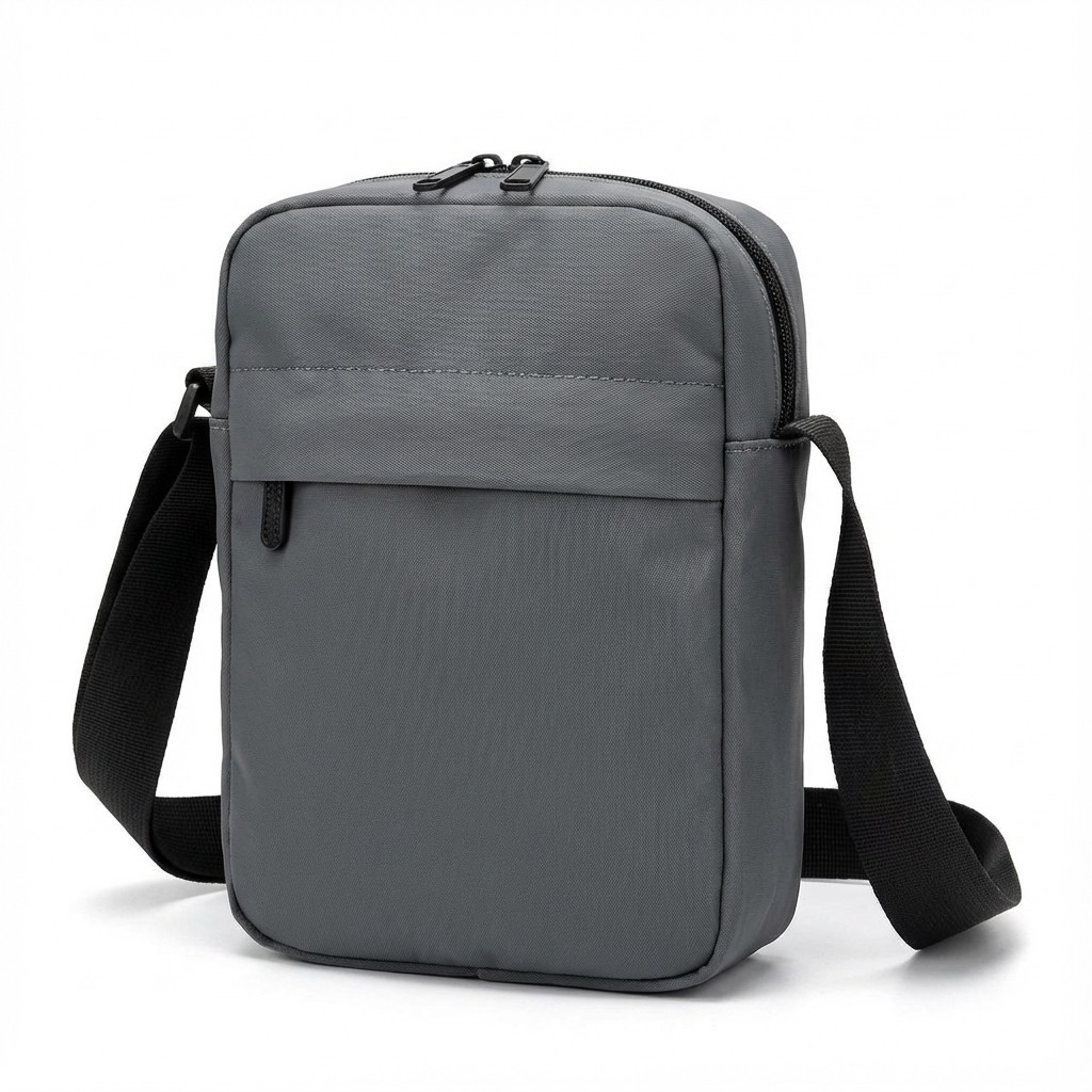 Bolsa Masculina Transversal Pequena Impermeável 20cm De Nylon Com Zíper Duplo Alça Ajustável Para Viagem E Passeio em Oferta na Shopee