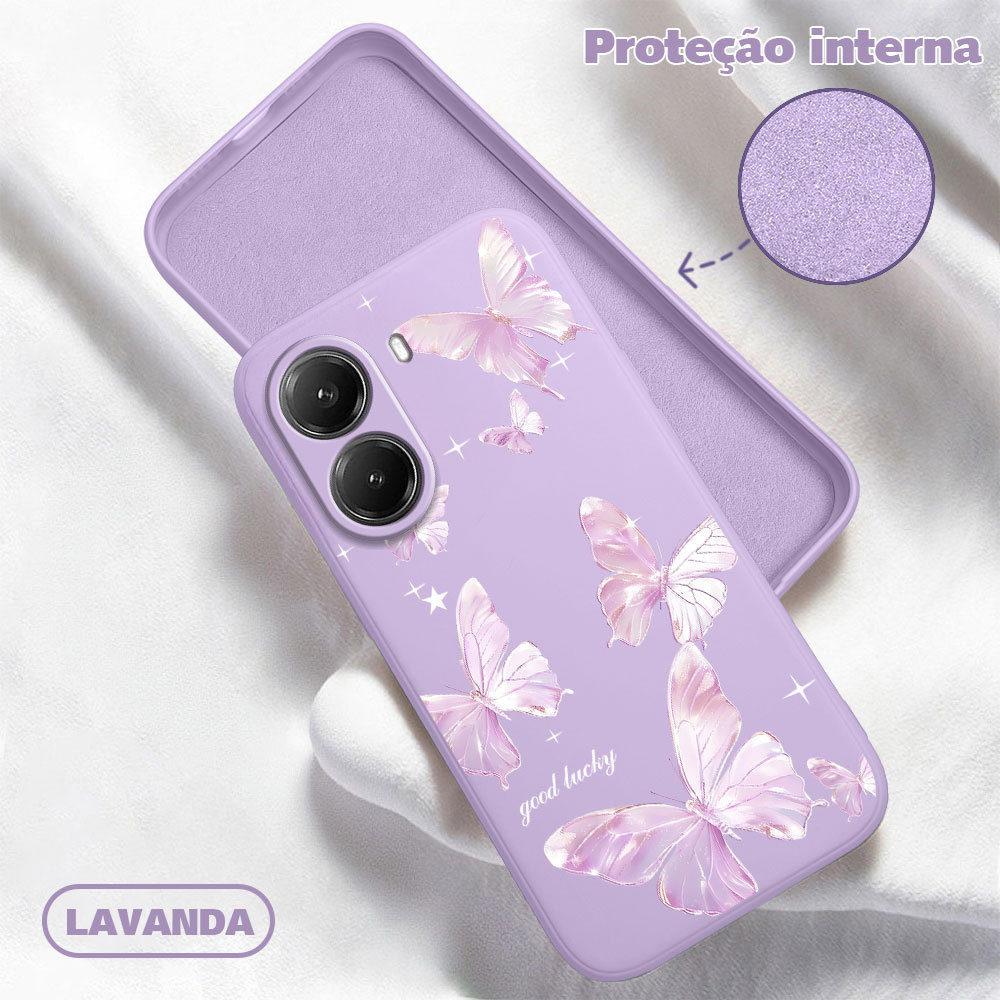 Case Capa Capinha Para Xiaomi Poco X7 Pro 5G Macia Anti-Choque Em Veludo Silicone Caso YT 0160 em Oferta na Shopee