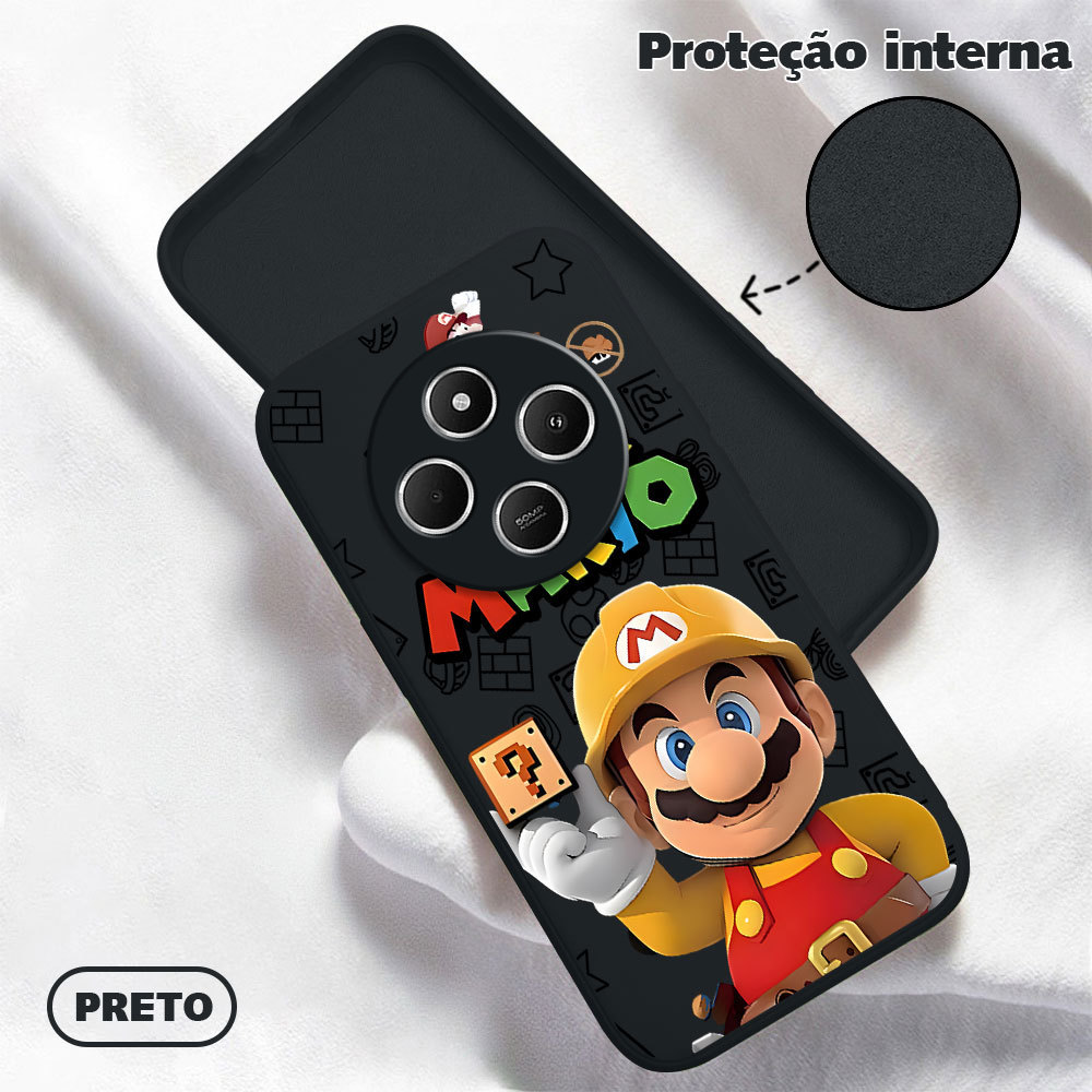 Capinha Silicone Para Xiaomi Poco C75 4G 5G Capa De Celular Anti Choque Capinhas Macia Case YT 0184
