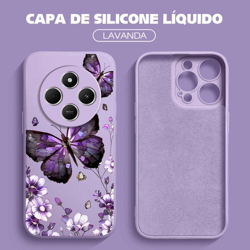 Capinha Silicone Para Xiaomi Redmi 14C A4 4G 5G Capa De Celular Anti Choque Capinhas Macia Case TY 0207