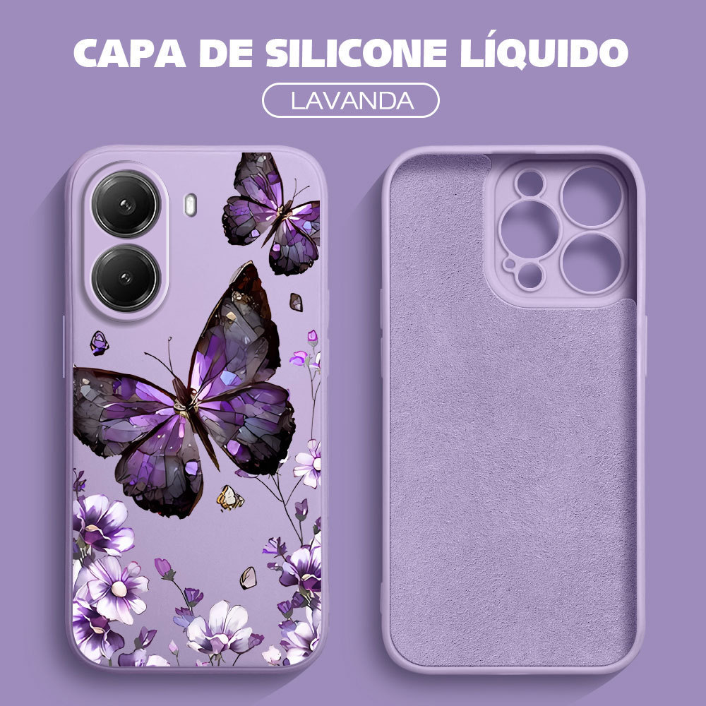 Capinha Silicone Para Xiaomi Poco X7 Pro 5G Capa De Celular Anti Choque Capinhas Macia Case TY 0207