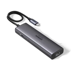 Hub Usb C Ugreen 4K 60Hz HDMI 2xUSB-A 1xUSB-C LAN 100W PD
