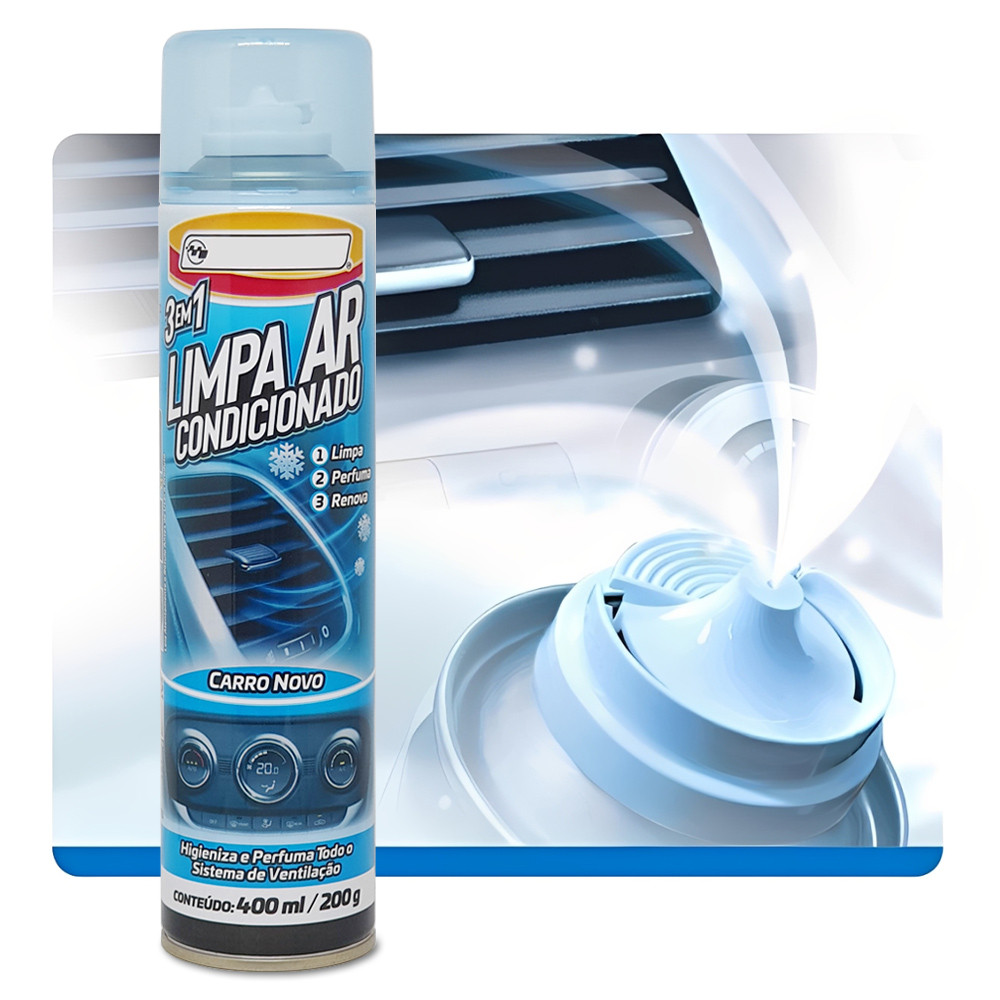 Spray Higienizador Ar Condicionado Celta 2000 2001 2002 2003 2004 2005 Limpa Sistema Ventilação Dutos