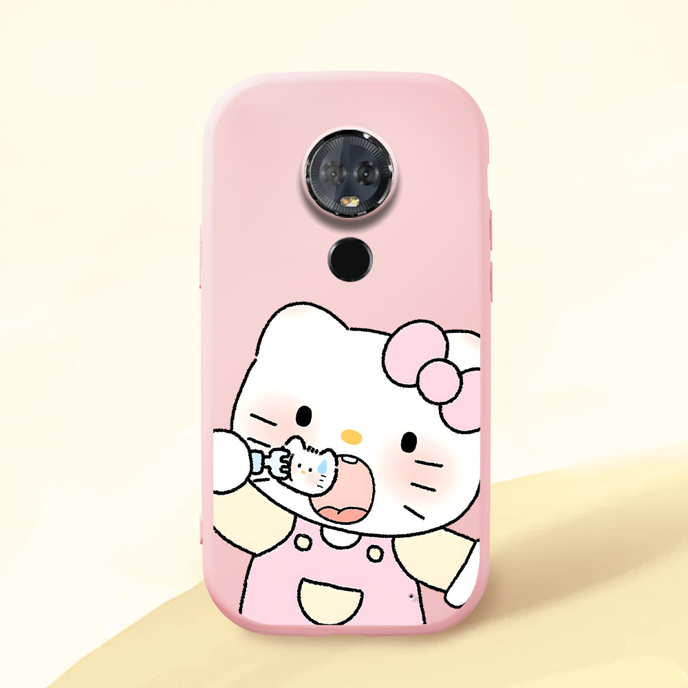 Capinha Para Motorola Moto G6 Plus Capa De Celular Open Lens Silicone Traseira Case 1582 PD