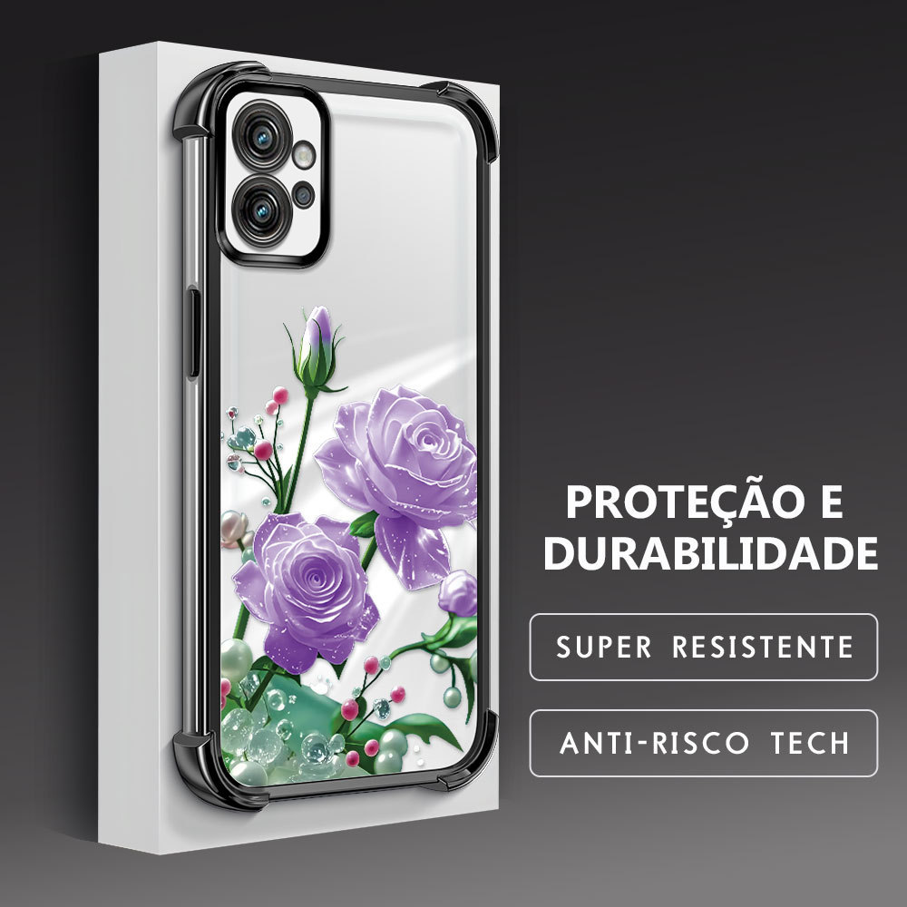 Capa Para Motorola Moto G32 Capinha Anti Choque Case Transparente 0754 FS