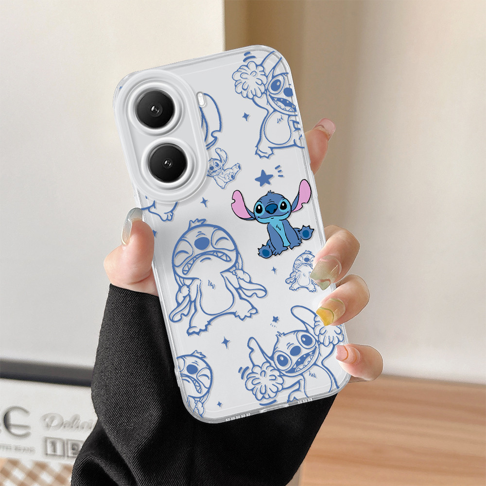 Capinha Para Xiaomi Poco X7 Pro 5G Case Stitch Airbag Macio TPU Capa De Celular 0220 TSY em Oferta na Shopee