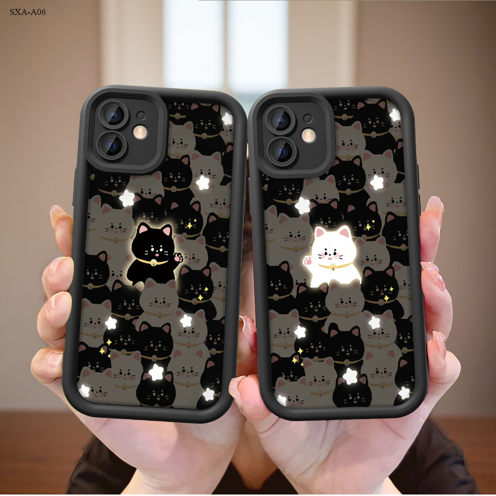 Capa Para Samsung Galaxy A06 A05 A05S A04E A03 A03S A02 A01 A10 A10S A11 A31 A51 A71 Core Macia Preta Case TYB6936