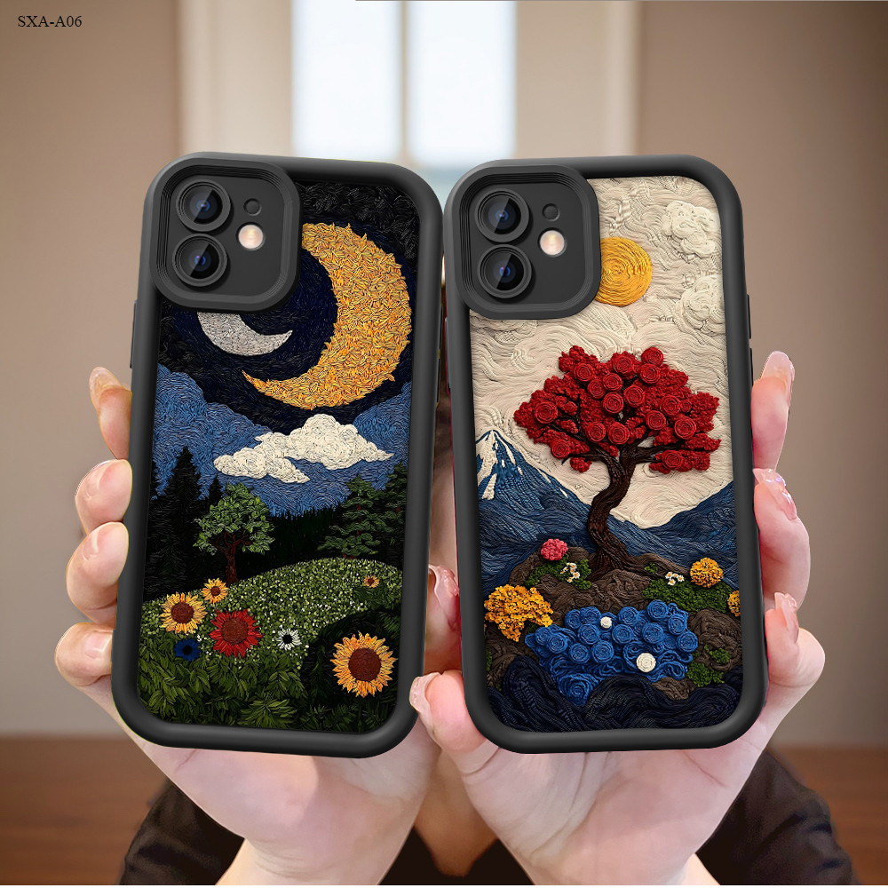 Capa Para Samsung Galaxy A06 A05 A05S A04E A03 A03S A02 A01 A10 A10S A11 A31 A51 A71 Core Macia Preta Case TYB6937