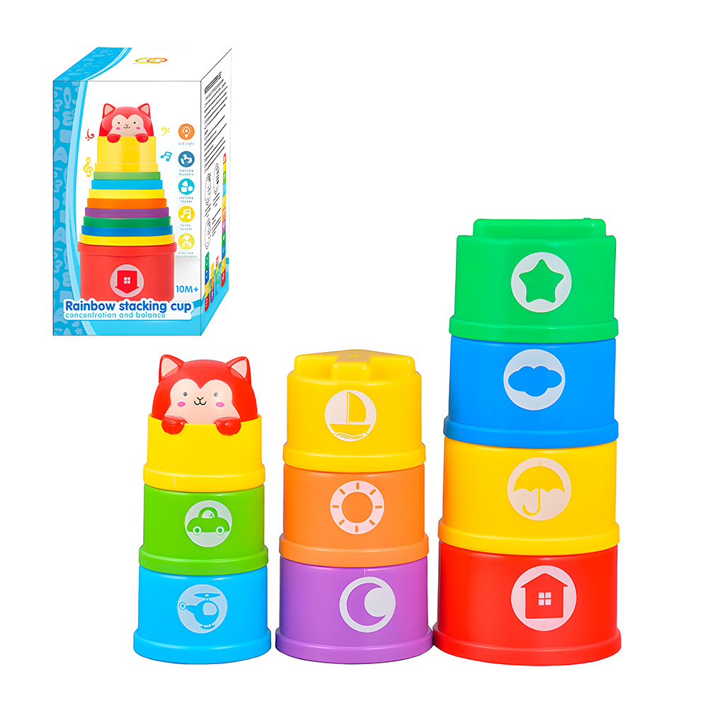 Life Copos Empilháveis Bebê Brinquedo Educativo Banho 10Pcs em Oferta na Shopee