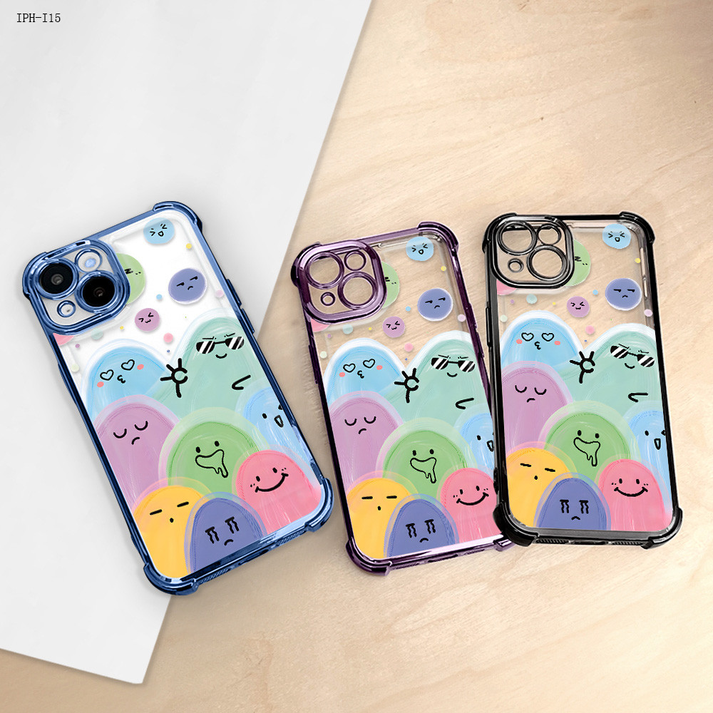 Capinha Para iPhone 17 17E 16 16E 15 14 13 12 11 XR 7 8 SE Pro Max Plus Case Anti Impacto Transparente Capa FS 0320