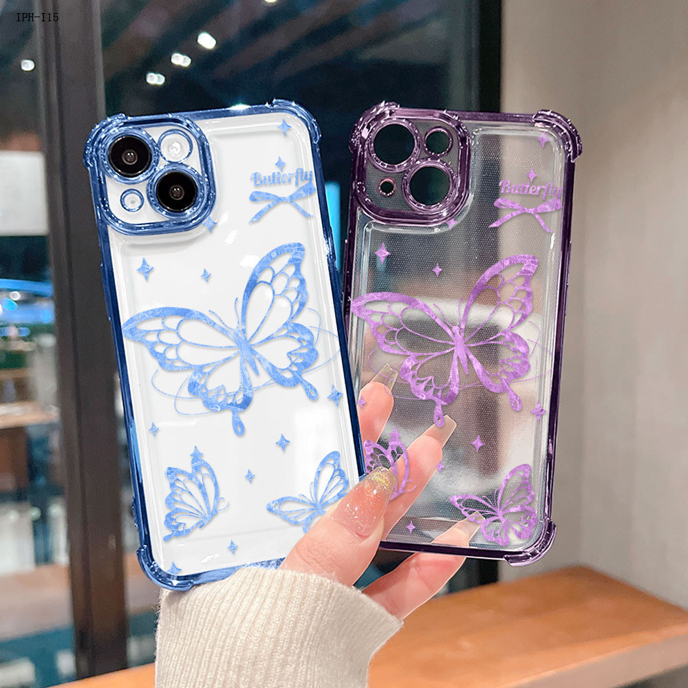 Capinha Para iPhone 17 17E 16 16E 15 14 13 12 11 XR 7 8 SE Pro Max Plus Case Anti Impacto Transparente Capa FS 0698
