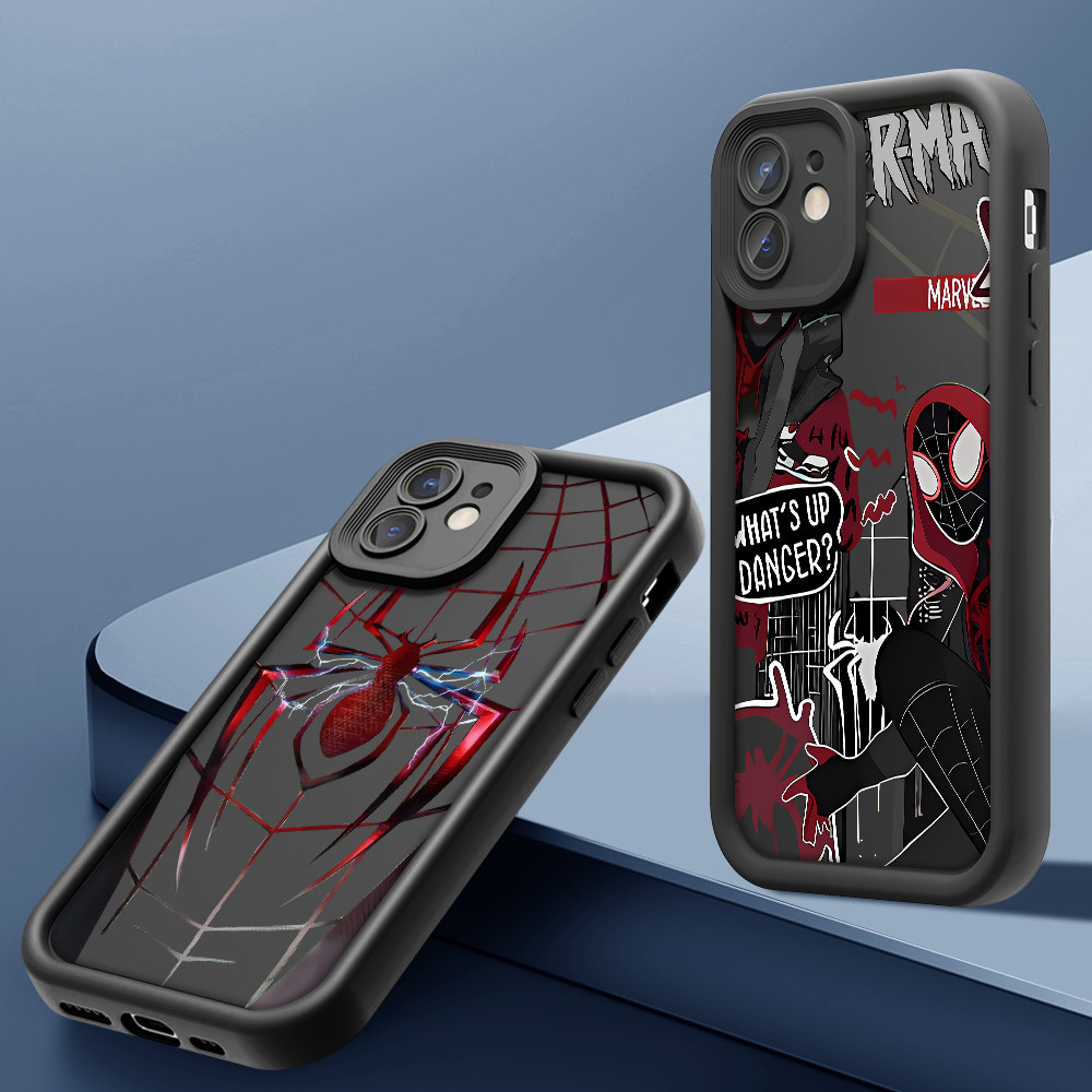 Detalhes do Capinha Homem-Aranha Preto Para Samsung Galaxy S25 S24 S23 S22 S21 S20 FE Ultra 5G Capa de Anti-queda Celular TY5849