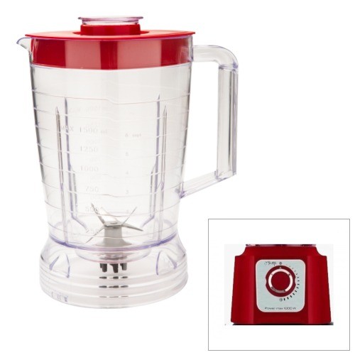 Copo Liquidificador Arno Power Max 1000 Cristal 1,5L Copo Completo Liquidificador Arno Power Max 1000 Cristal