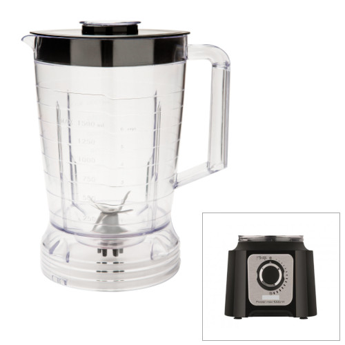 Copo Liquidificador Arno Power Max 1000/700 Cristal Original Copo Completo Arno Power Max 1000/700 Cristal com Tampa