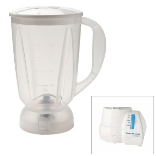 Copo Liquidificador Mallory Tornado Unno Clean Translúcido Copo Liquidificador Premium Mallory Tornado Clean Completo