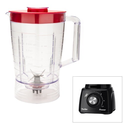 Copo Liquidificador Mondial Turbo Power L-99-FB Vermelho Copo Liquidificador Mondial Turbo Power L-99-FB Resistente