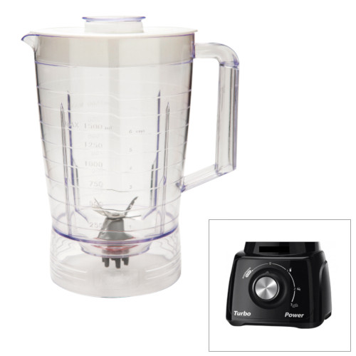 Copo Liquidificador Mondial Turbo Power L-99 L-1200 1500ml Copo Completo Liquidificador Mondial Turbo Power Original