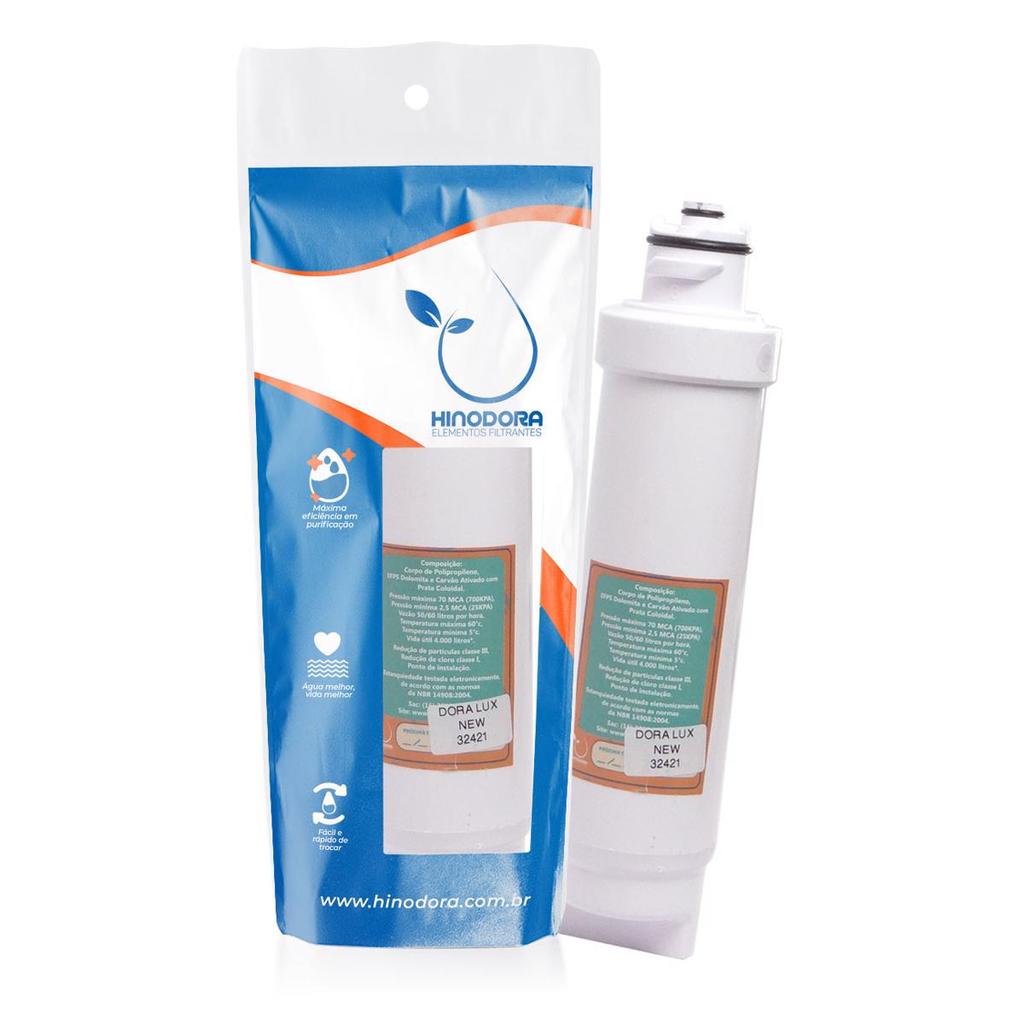 Filtro Dora Lux New Purificador Electrolux PA PE PC PH Filtro Premium Electrolux PA PE PC PH Água Pura Carvão 4000L