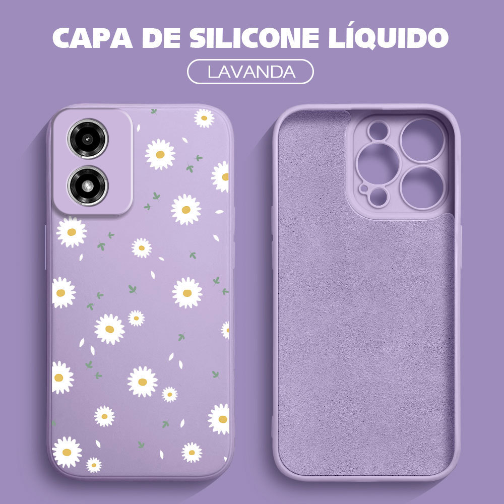Capinha Silicone Para Motorola Moto G04 G04S E14 Capa De Celular Anti Choque Capinhas Macia Case YT 0230