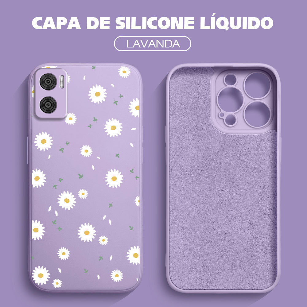 Capinha Silicone Para Motorola Moto E22 Capa De Celular Anti Choque Capinhas Macia Case YT 0230