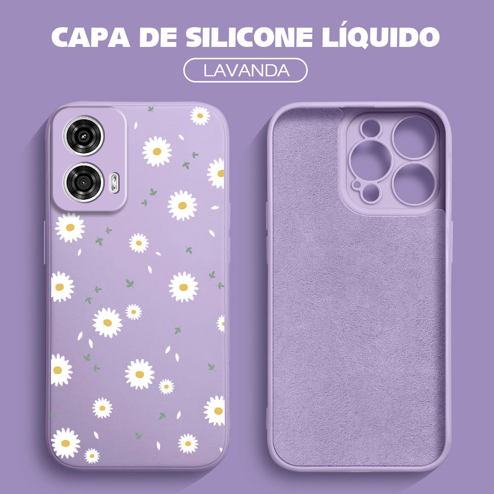 Capinha Silicone Para Motorola Moto G24 Capa De Celular Anti Choque Capinhas Macia Case YT 0230