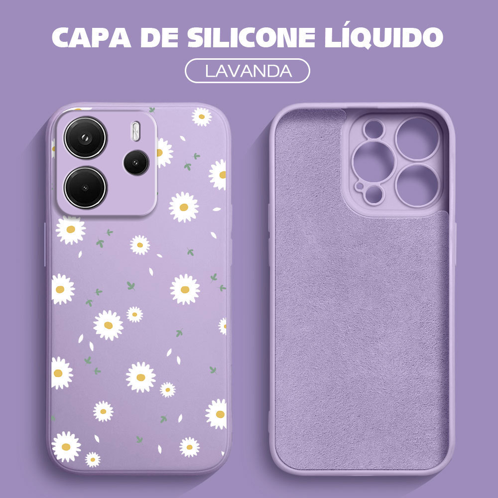 Capinha Silicone Para Xiaomi Redmi Note 14 4G Capa De Celular Anti Choque Capinhas Macia Case YT 0230