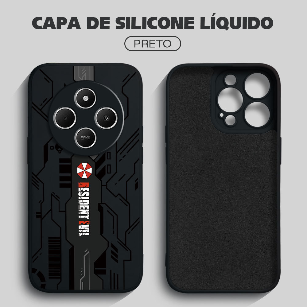Capinha Silicone Para Xiaomi Redmi 14C A4 4G 5G Capa De Celular Anti Choque Capinhas Macia Case YT 0227