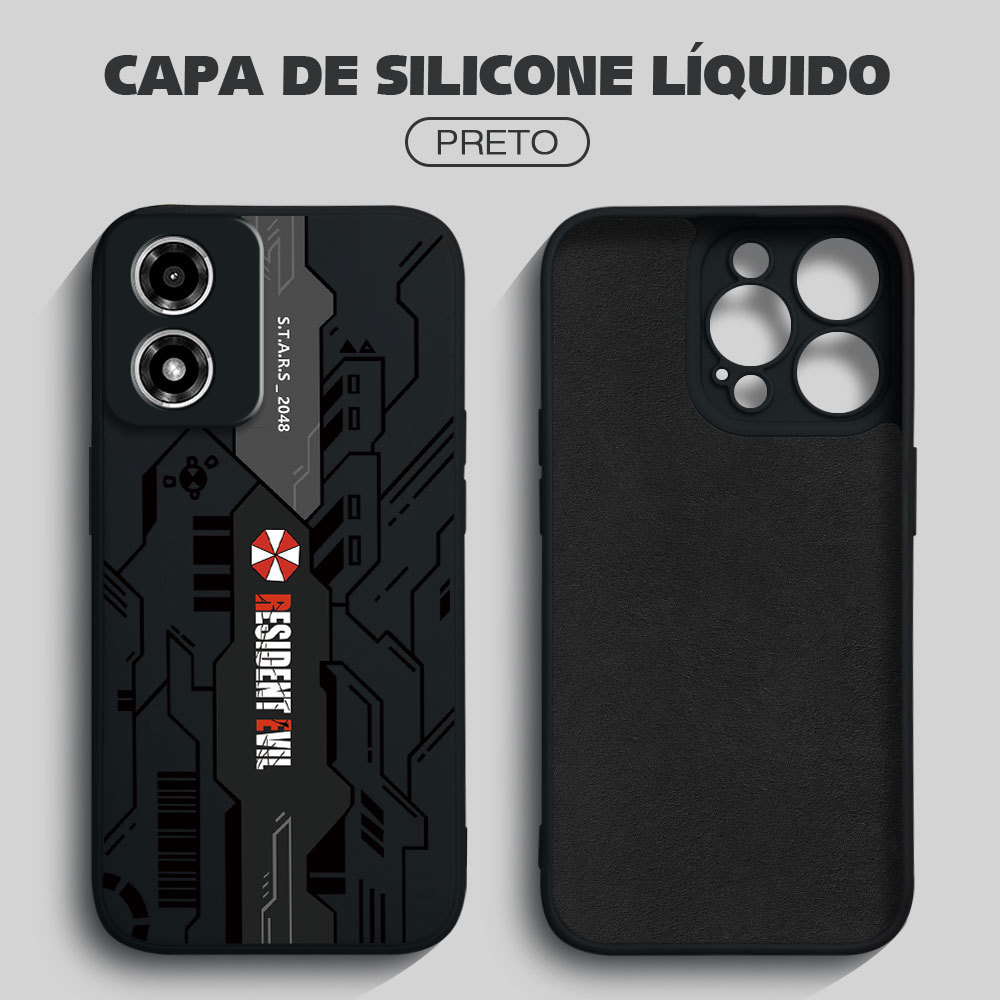 Capinha Silicone Para Motorola Moto G04 G04S E14 Capa De Celular Anti Choque Capinhas Macia Case YT 0227