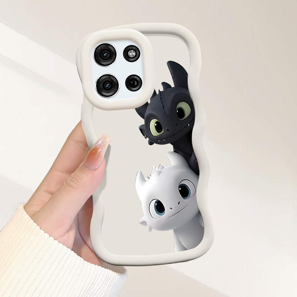 Capa Para Motorola Moto G75 5G Capinha Macia De Silicone Celular Dragon 0328 MKL