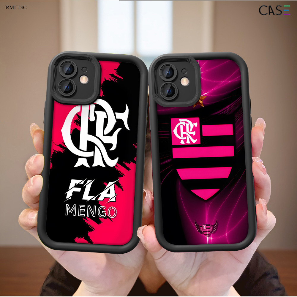 Capinha Flamengo Preto Para Xiaomi Redmi 15C 13C 14C 12C 15 12 13 4G 5G Capa de Silicone Macia Anti-queda Celular TY6114 em Oferta na Shopee